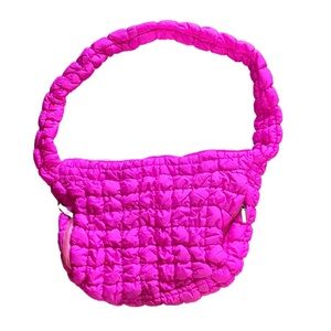NEW Hot Pink Puffer Bag